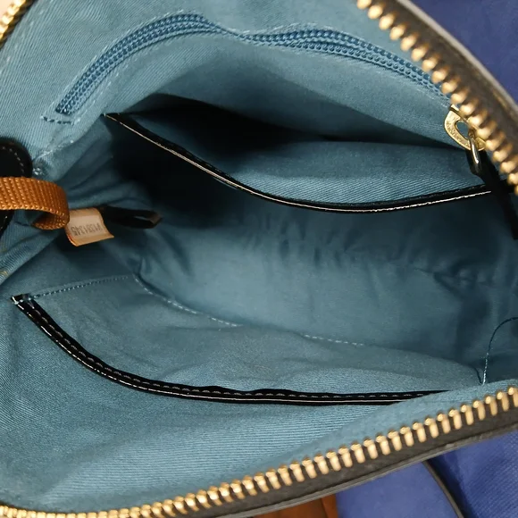 Dooney & Bourke Black Patent Leather Crossbody Bag - Picture 6 of 8